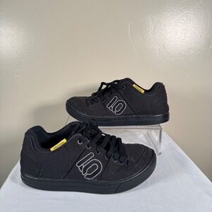 Five Ten Shoes Mens 8.5 Black Freerider Canvas Mountain Bike Flat Pedal GZ4659